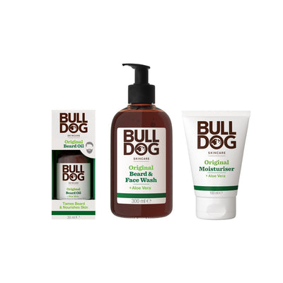 Boots Bulldog Skincare Beard & Face Bundle Men's Grooming Set- Buy online at McGrocer