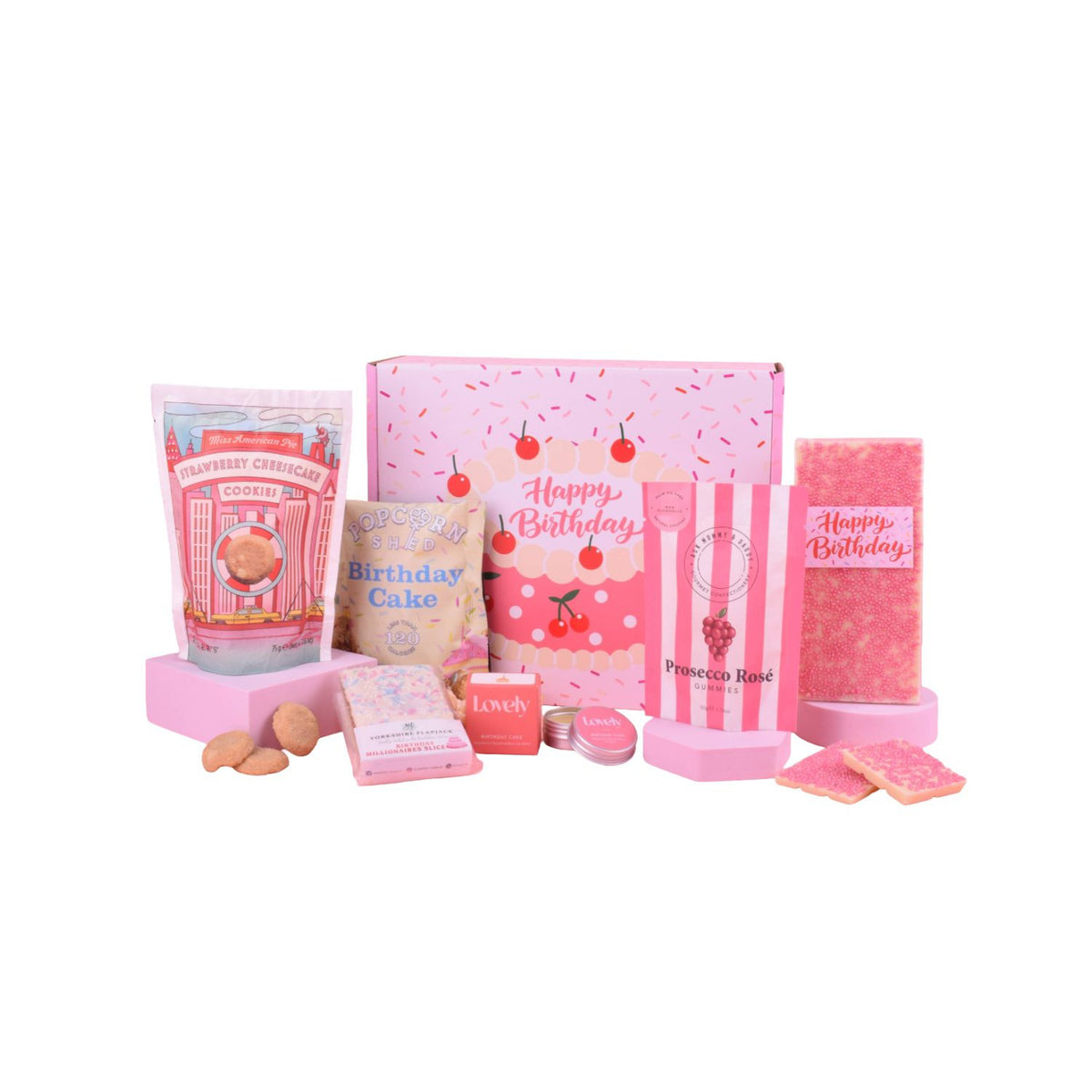 Hampers Of Distinction Happy Birthday Gift Set, imported from the UK