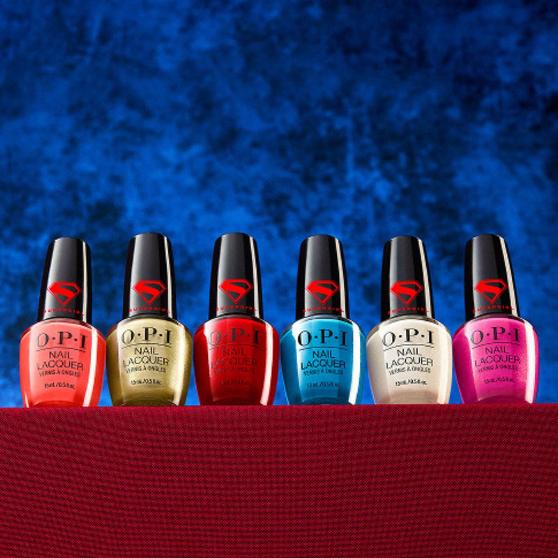 OPI SUPERGIRL nail lacquer Cape It Real red 15ml, imported from the UK