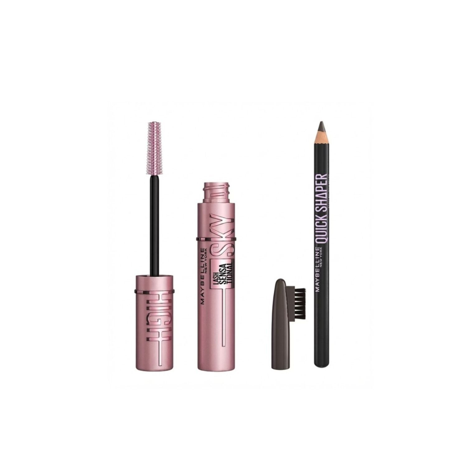 Maybelline Sky High mascara and brow pencil set - British product