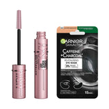 Maybelline Sky High Black & Garnier Depuffing Eye Mask