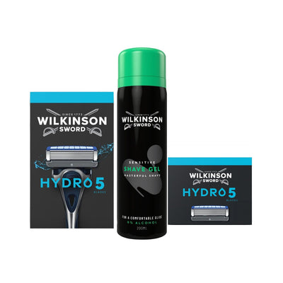 Boots Wilkinson Sword Hydro 5 Razor Bundle- Buy online at McGrocer