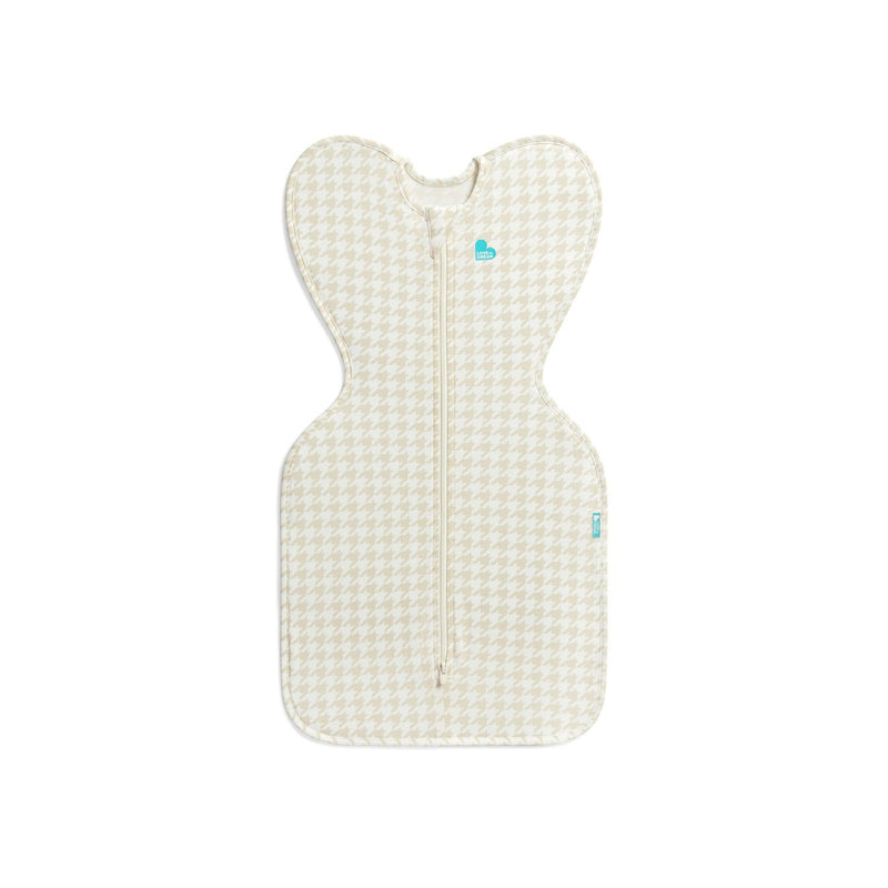 Love To Dream Swaddle Up houndstooth tan 1.0 tog 3.5-6kg (British brand)