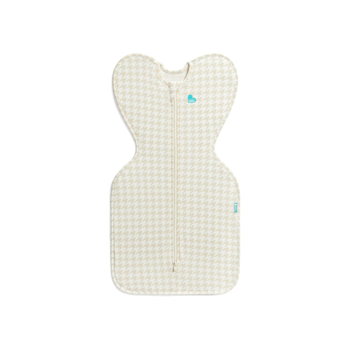 Love To Dream Swaddle Up houndstooth tan 1.0 tog 3.5-6kg (British brand)
