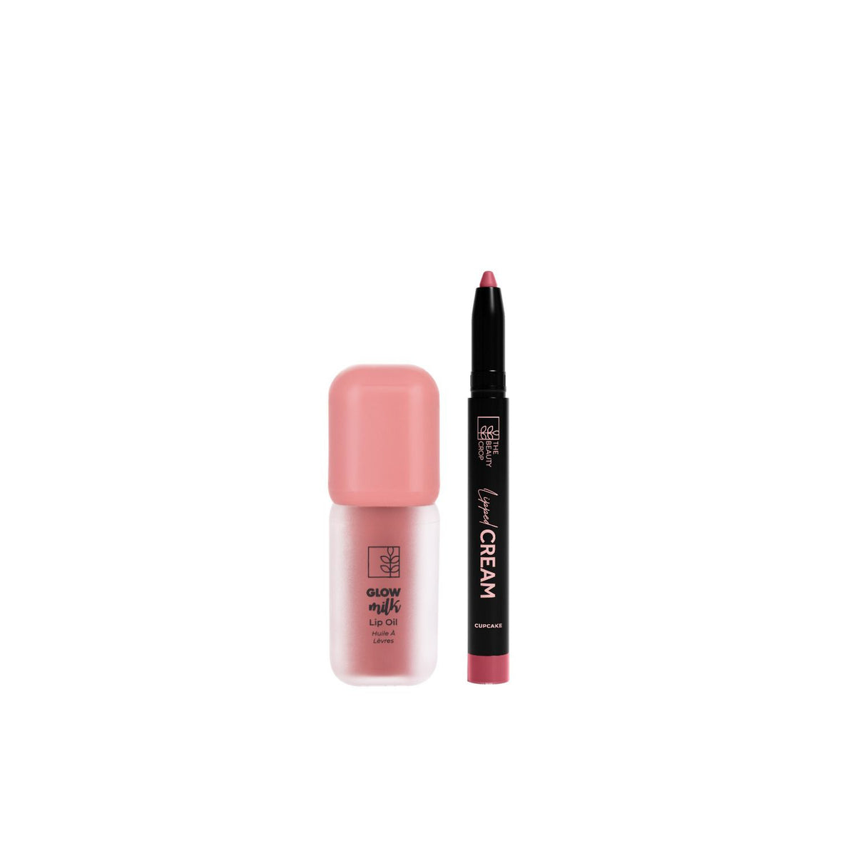 Beauty Crop Soft Lip Duo Cupcake & Rosebud, UK version