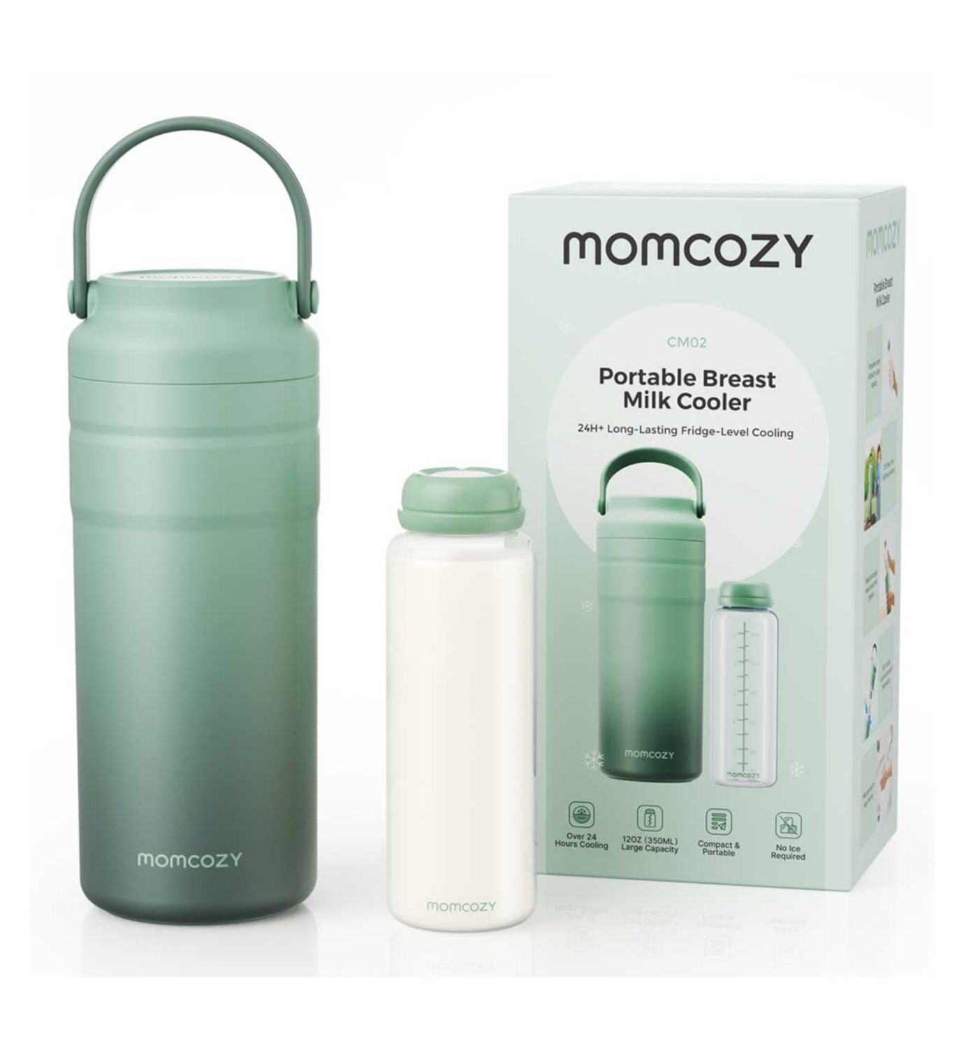 Momcozy portable breast milk cooler 12oz, UK version
