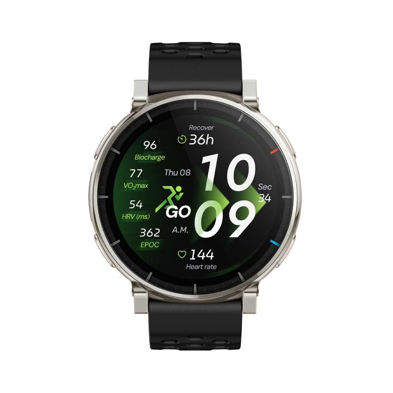 Amazfit Active 3 Premium Apex Silver smartwatch (British brand)