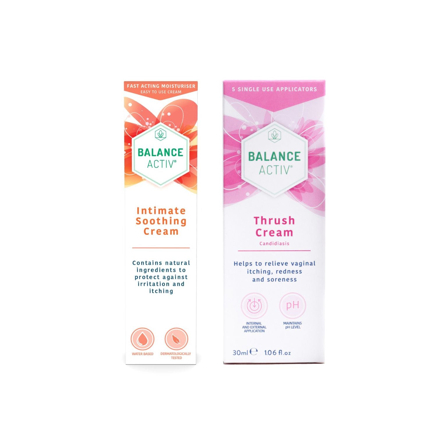 Balance Activ thrush and soothing cream bundle, UK version