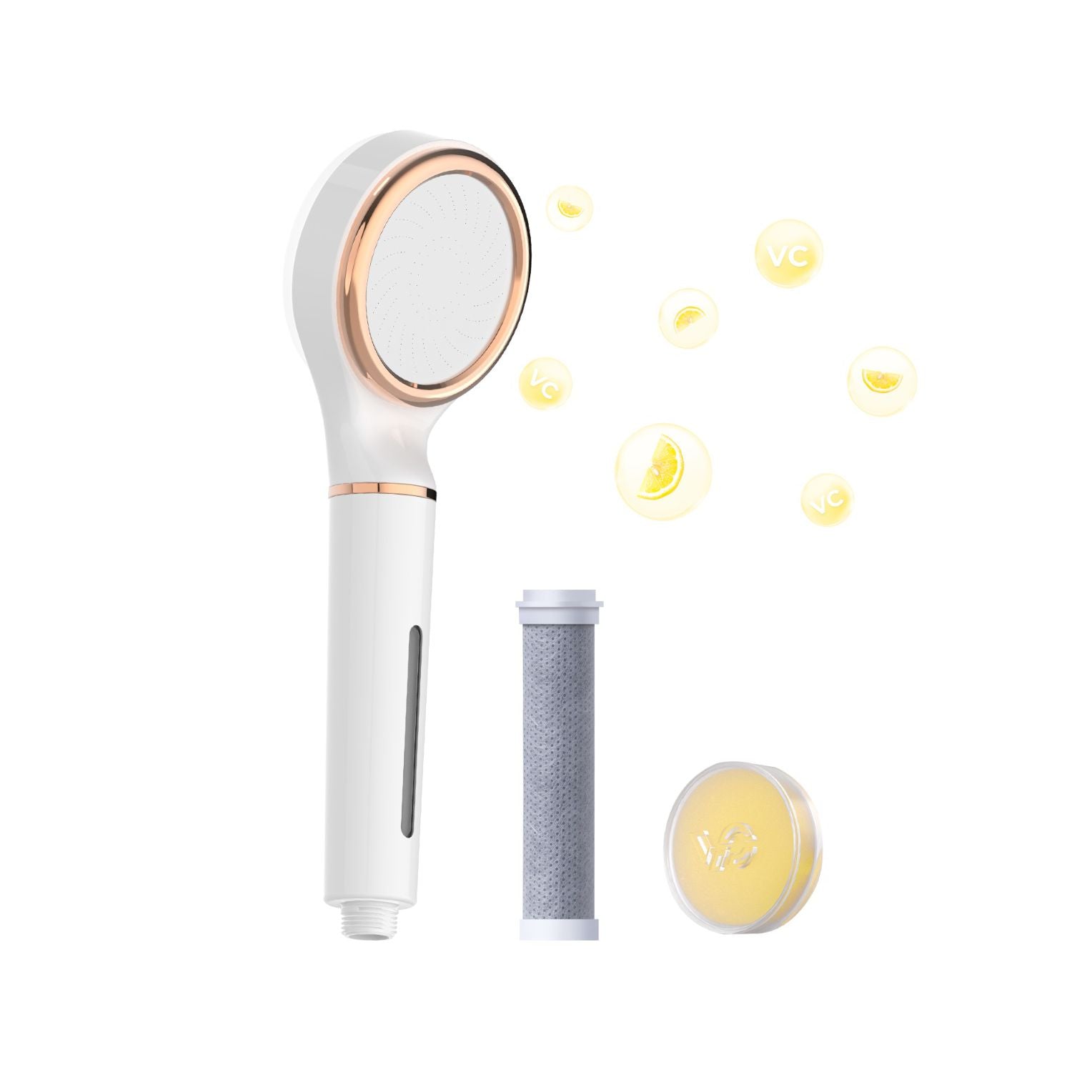 Waterdrop shower filter head with Vitamin C pod, UK version