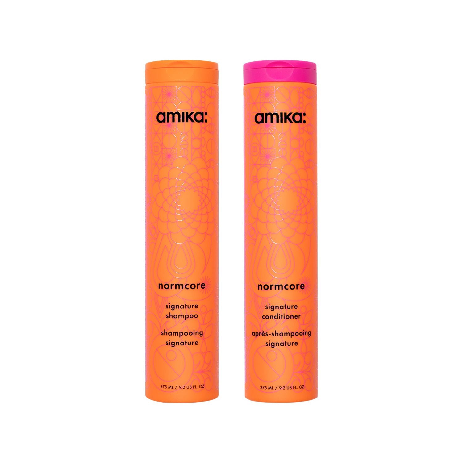 Amika Normcore Signature Shampoo and Conditioner Bundle 275ml, UK version