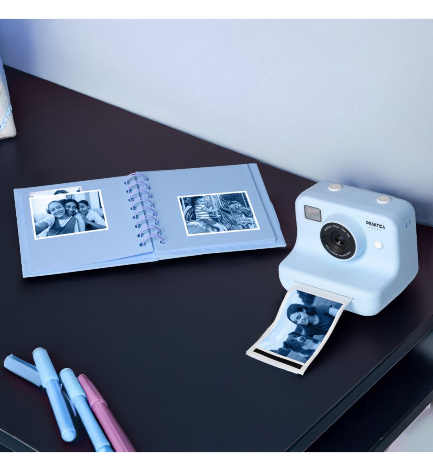 Praktica sticker film blue 5 rolls - British product