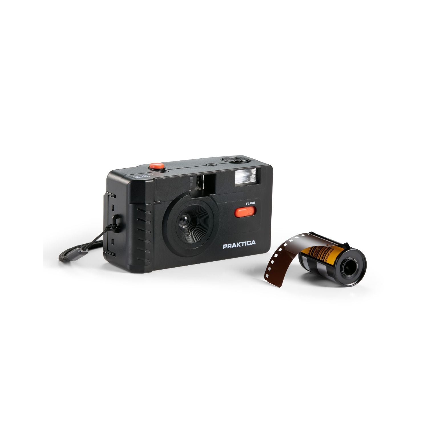 Praktica reusable 35mm film camera with film (British brand)