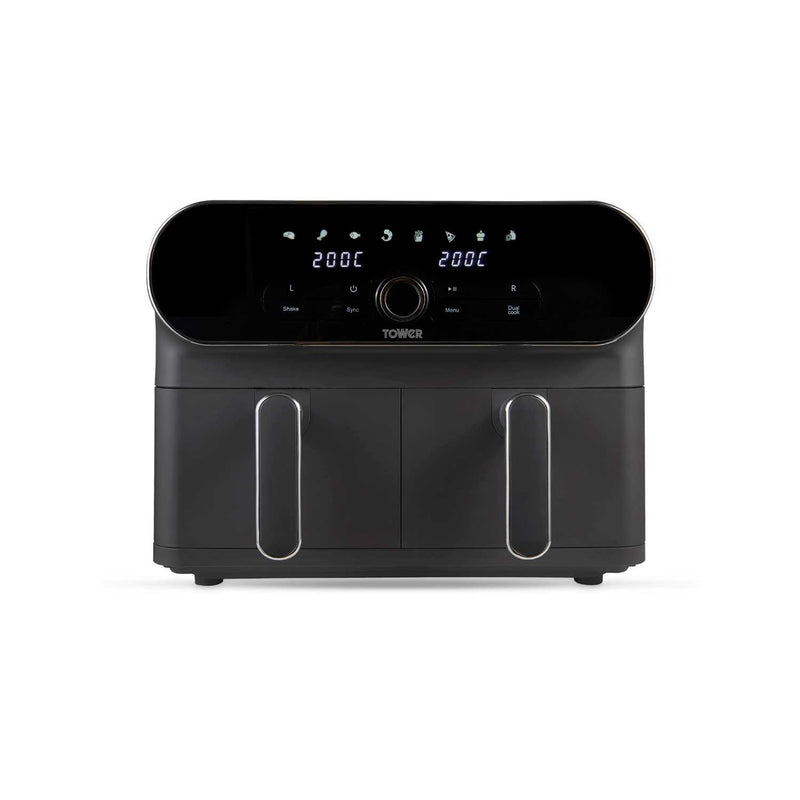 Tower Vortx Elite dual basket air fryer 10.4L, imported from the UK