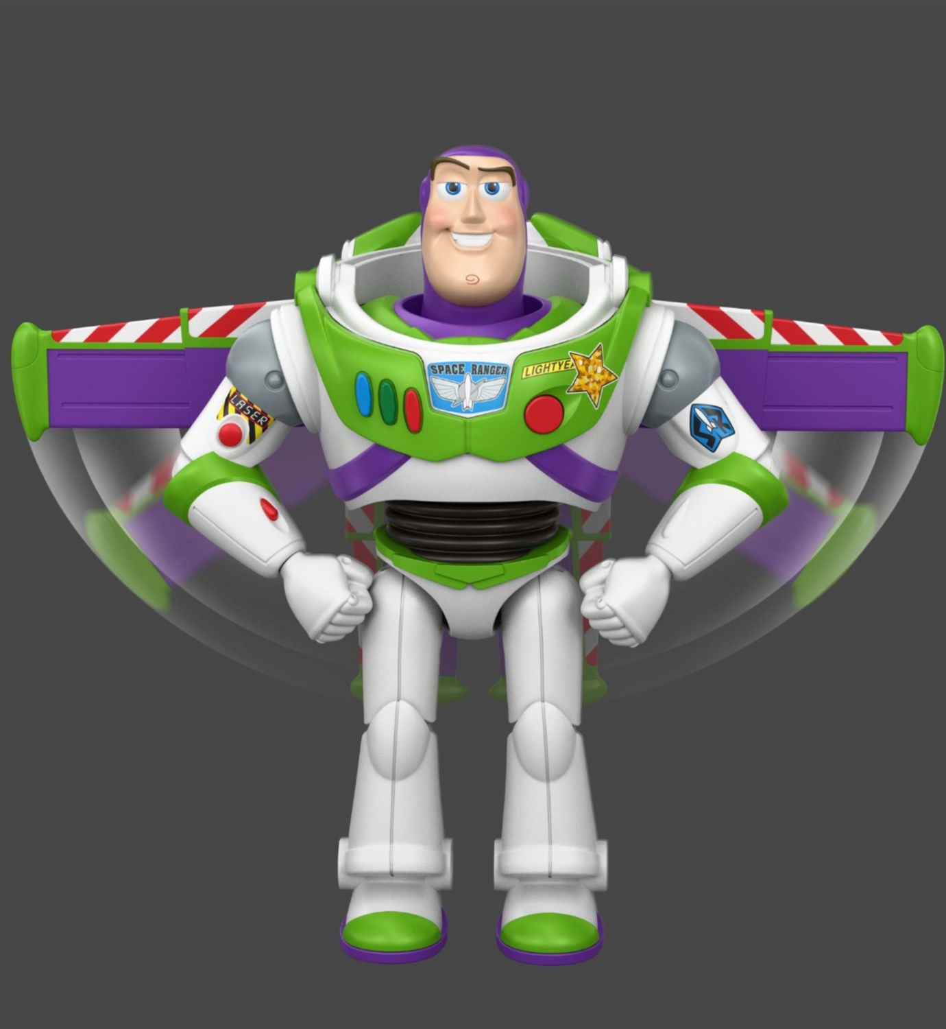 Mattel Buzz Lightyear action figure 10-inch, imported from the UK