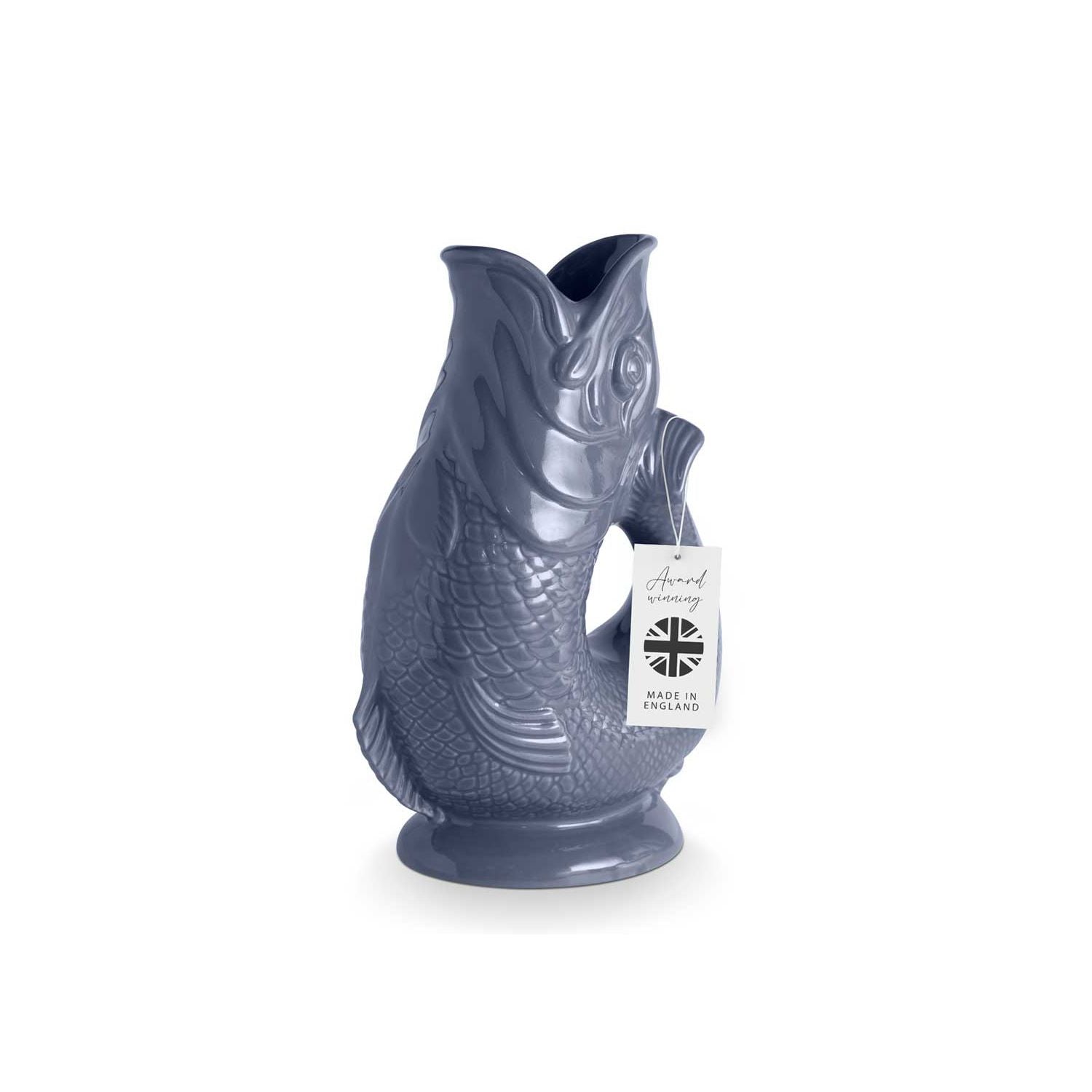 Wade ceramic fish jug French Grey 1.2L (British brand)