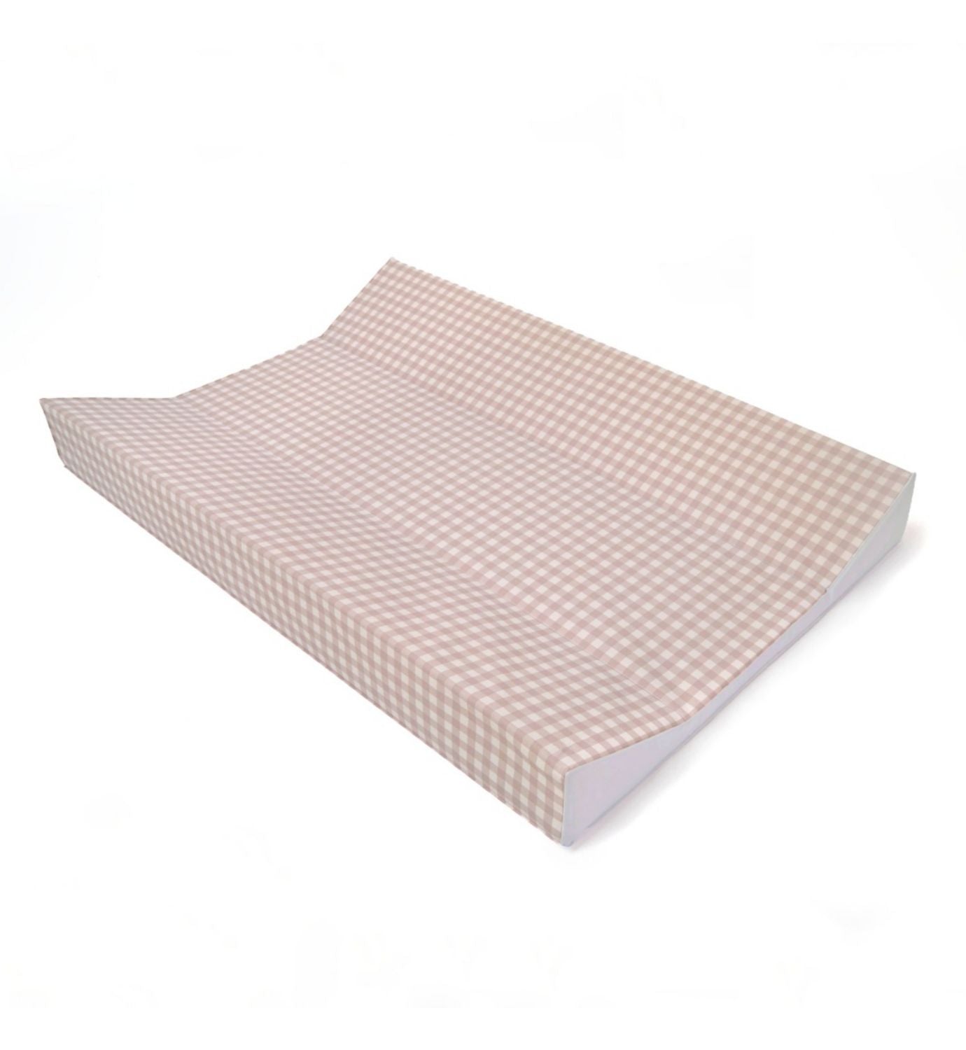 Clair de Lune gingham anti-roll wedge changing mat 69x44x8 cm, UK version