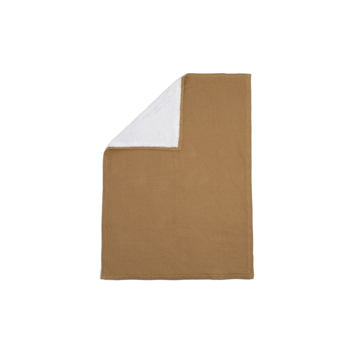 Clair de Lune organic sherpa blanket biscuit 100x70 imported from the UK