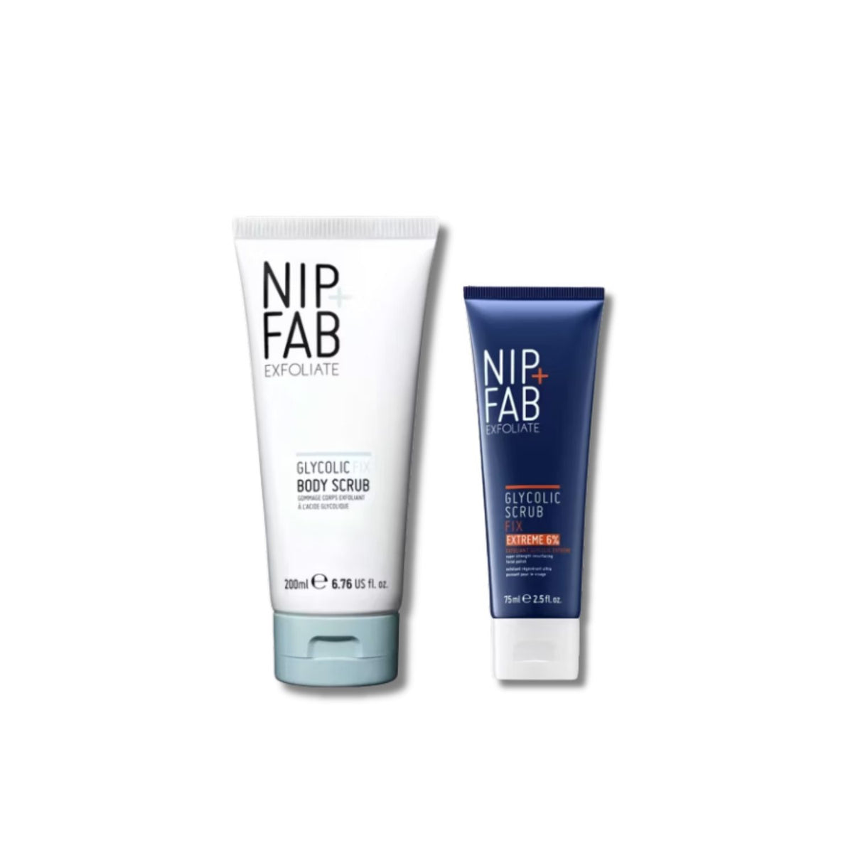 Nip+Fab Glycolic Fix Extreme and Body Scrub Duo, UK version