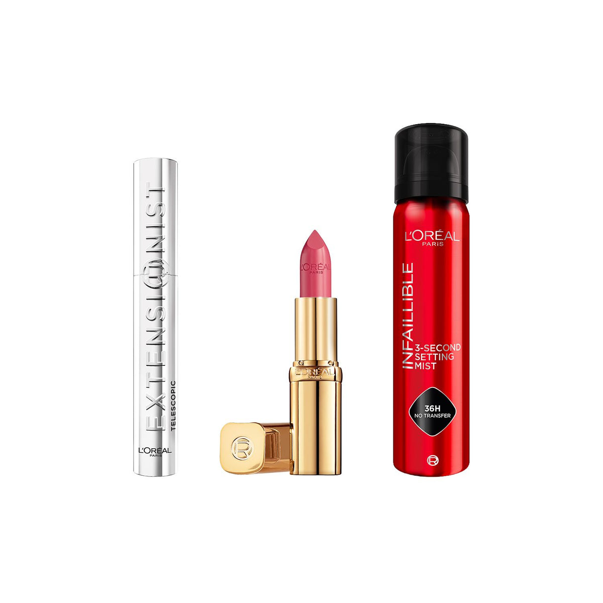 L'Oreal Paris makeup trio Blush Fever (British brand)