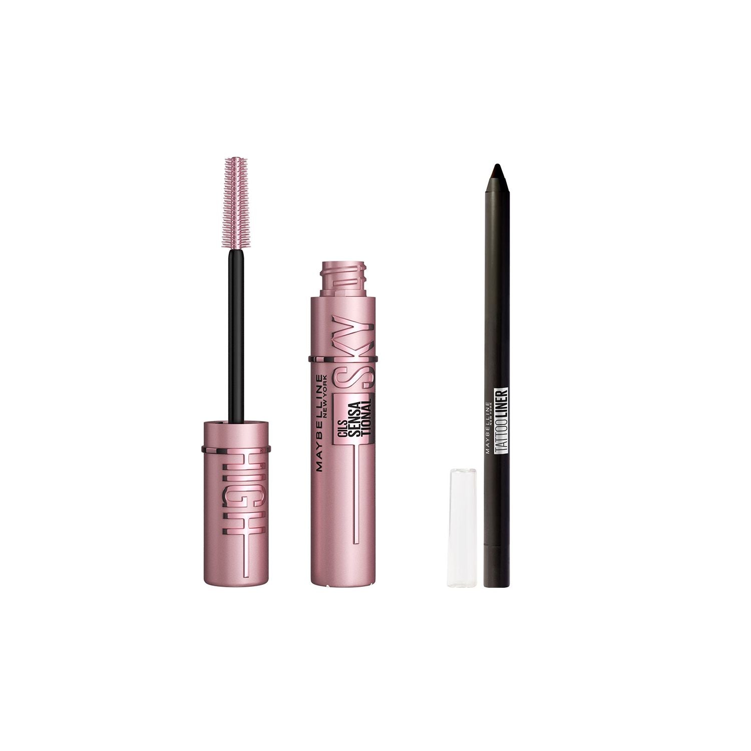 Maybelline Sky High mascara and Tattoo Liner set, UK version