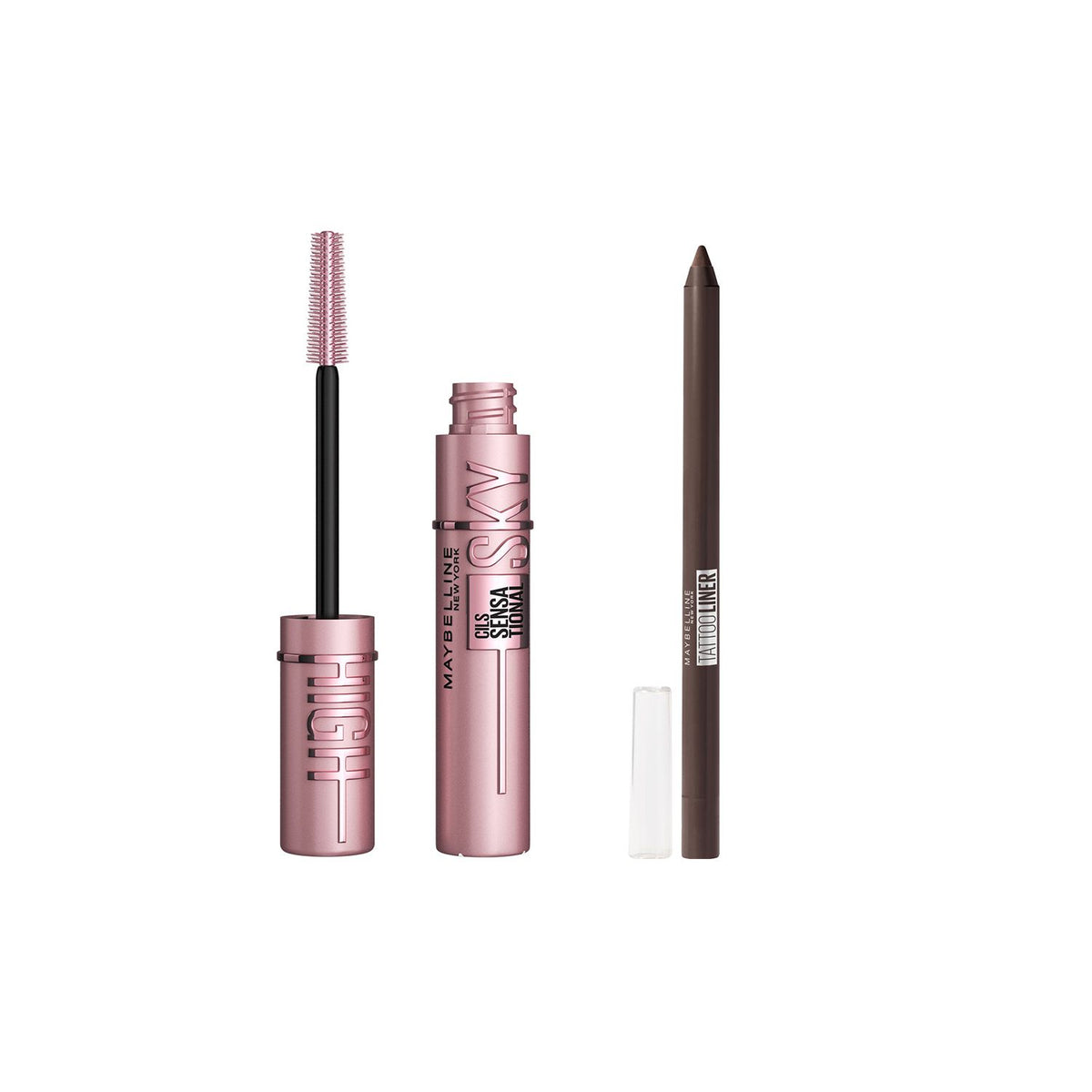Maybelline brown mascara and liner duo (British brand)