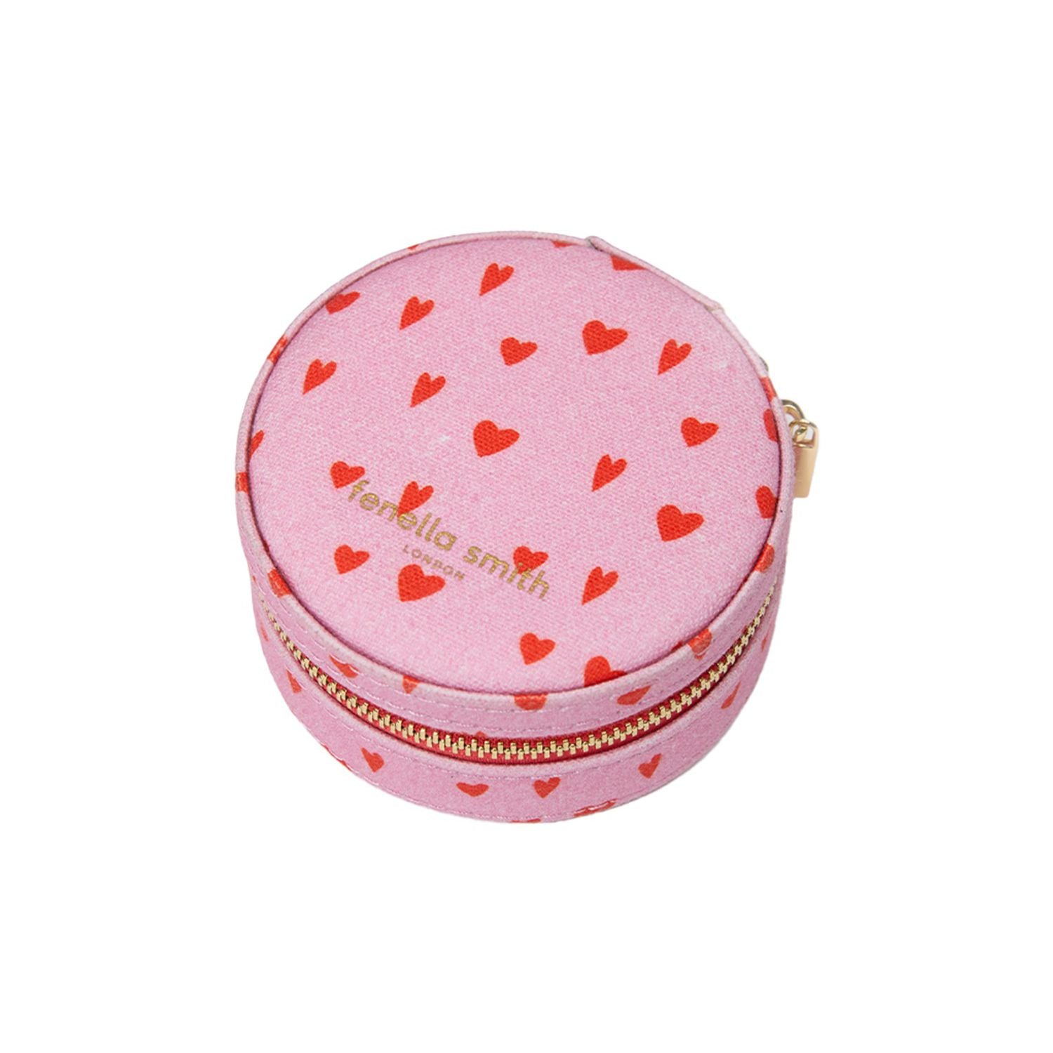 Fenella Smith Love Cecile jewellery case recycled cotton blend 9x9x4 cm, UK version
