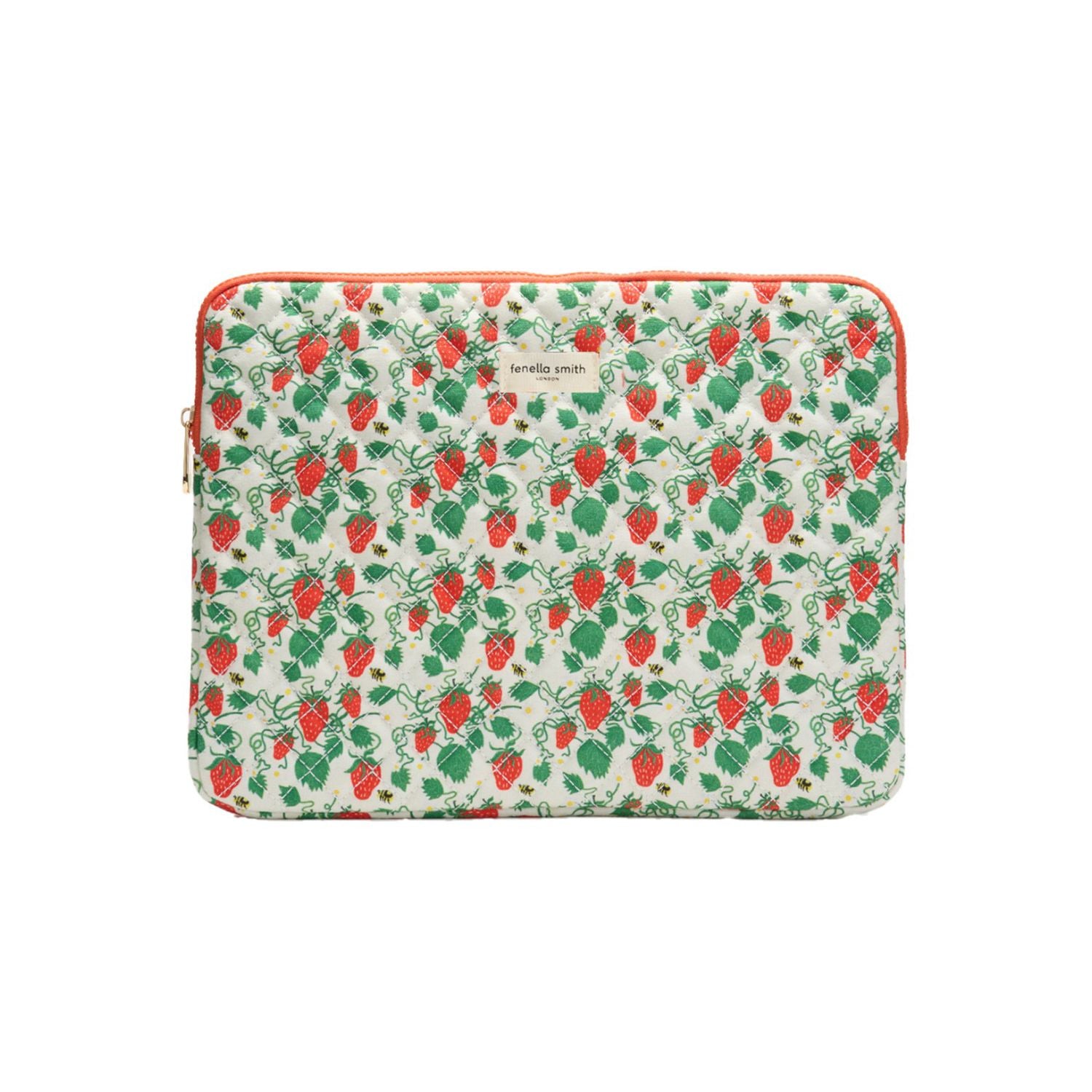 Fenella Smith laptop snug Strawberry Daze 13 inch - British product