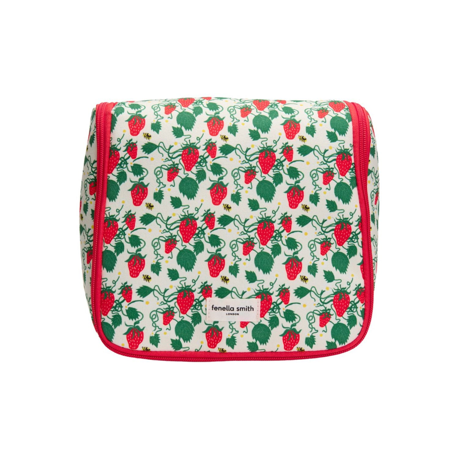 Fenella Smith Strawberry Daze Lyla hanging washbag 22x21x9 cm, imported from the UK