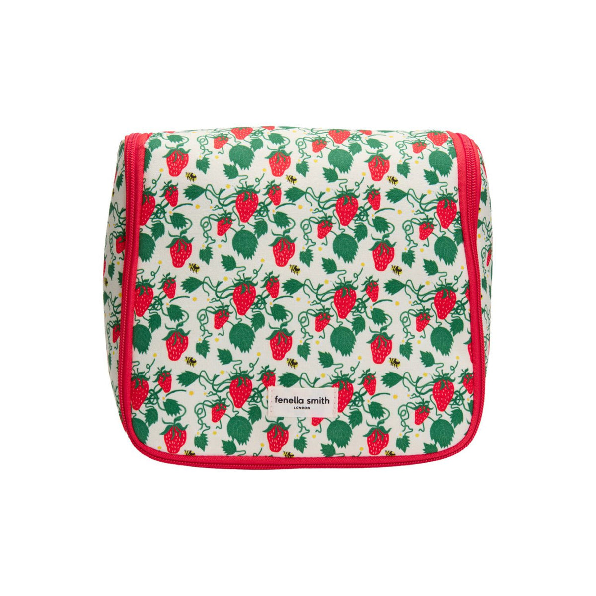Fenella Smith Strawberry Daze Lyla hanging washbag 22x21x9 cm, imported from the UK
