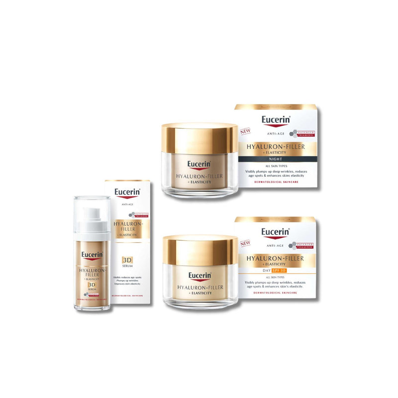 Eucerin SPF30 Day Cream, Night Cream & Serum