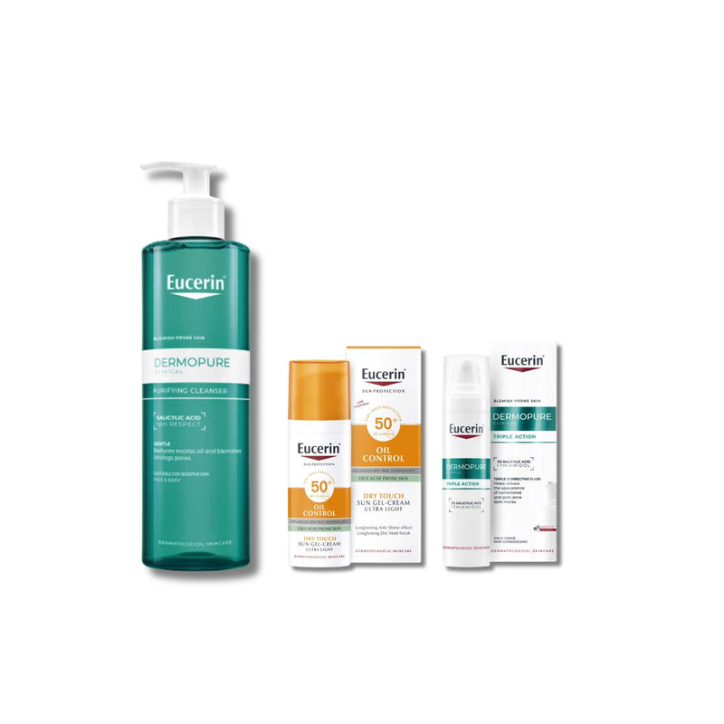 Eucerin Purifying Bundle Cleanser Serum SPF50 - British product