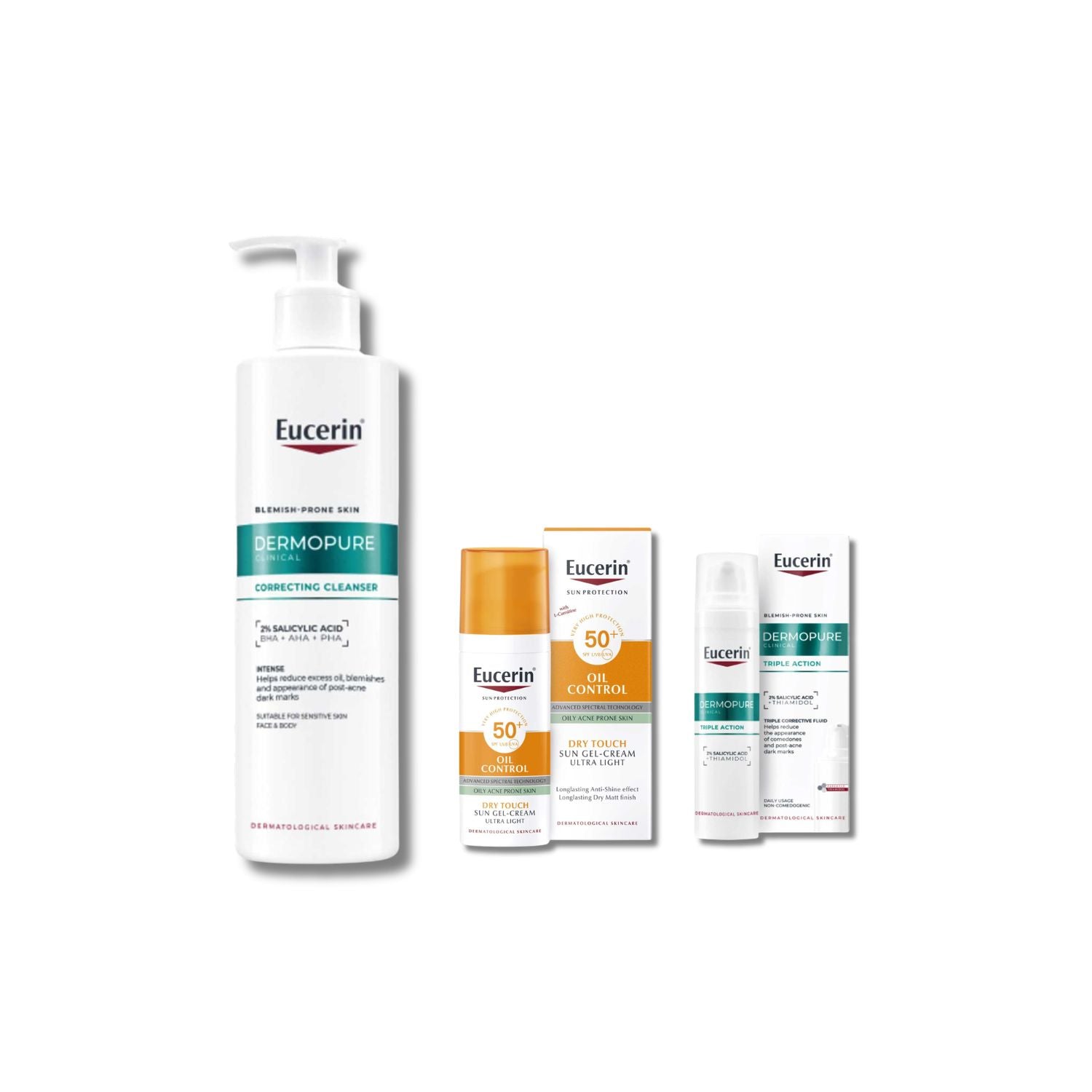 Eucerin skincare bundle correcting 3-piece, UK version