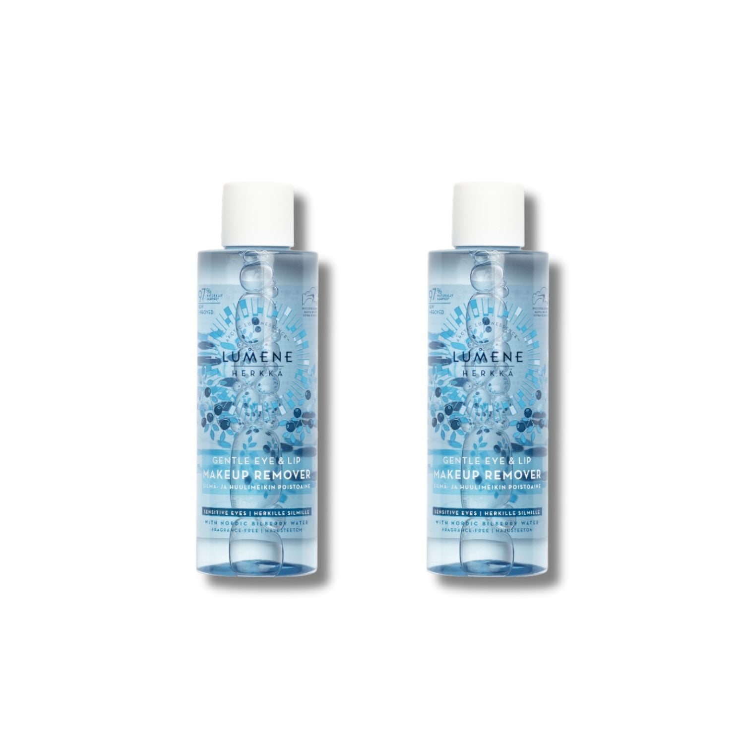 Lumene gentle eye and lip makeup remover 100ml bundle - British product