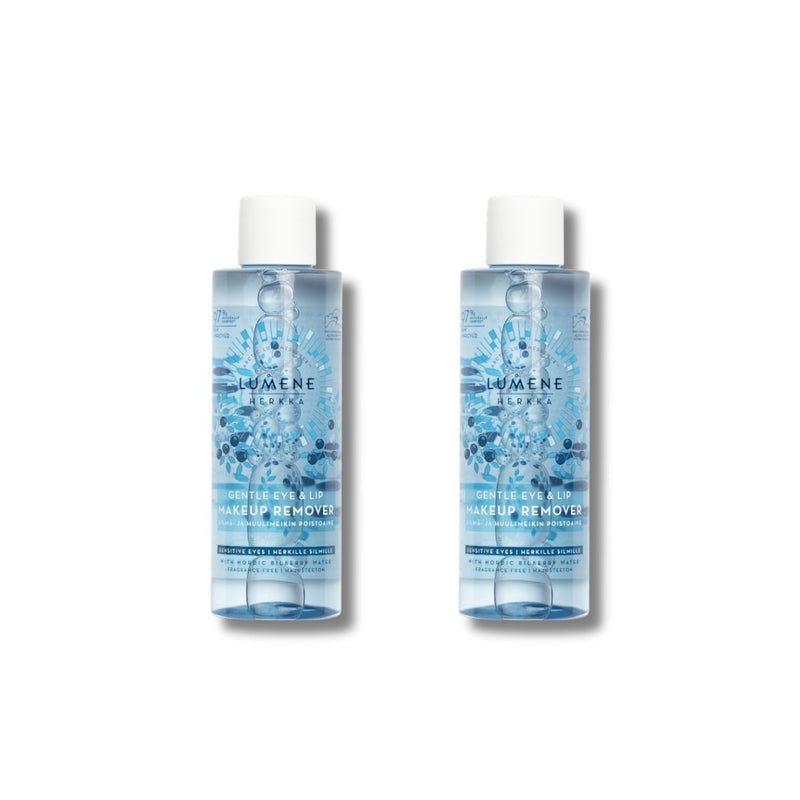 Lumene gentle eye and lip makeup remover 100ml bundle - British product