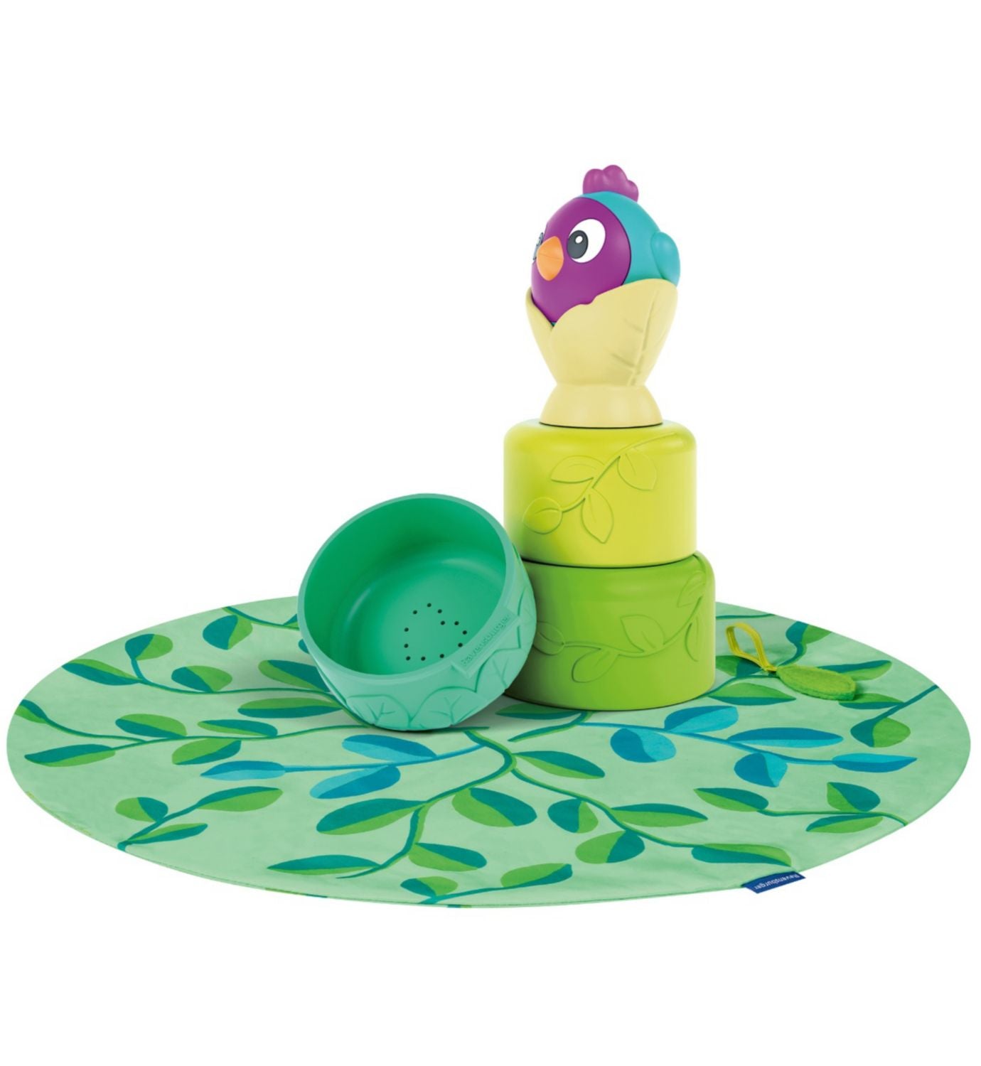 Ravensburger 3-in-1 stacking cups bird's nest silicone toy (British brand)