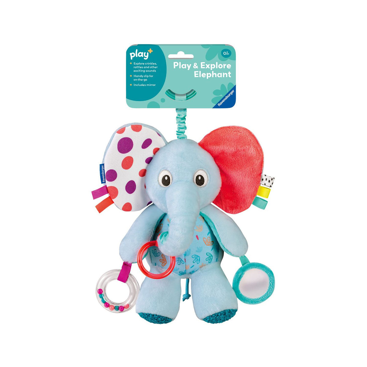 Ravensburger plush elephant baby toy - British product