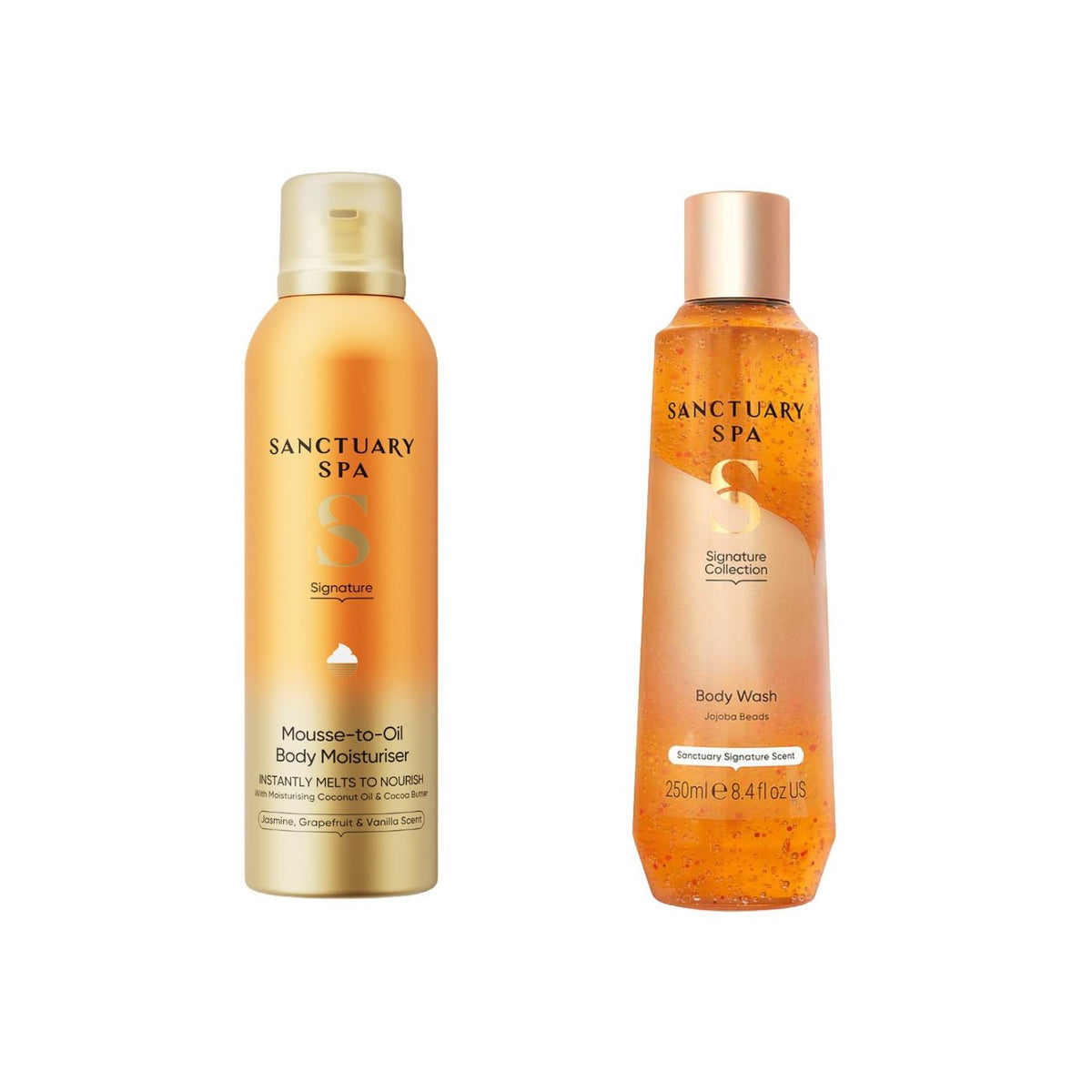 Sanctuary Spa Signature shower bundle 250ml and 200ml - British product