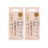Nails.INC Press On Icons: Glazed & French