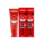 Colgate Max White Ultra Fresh Pearls toothpaste 75ml twin pack, UK version