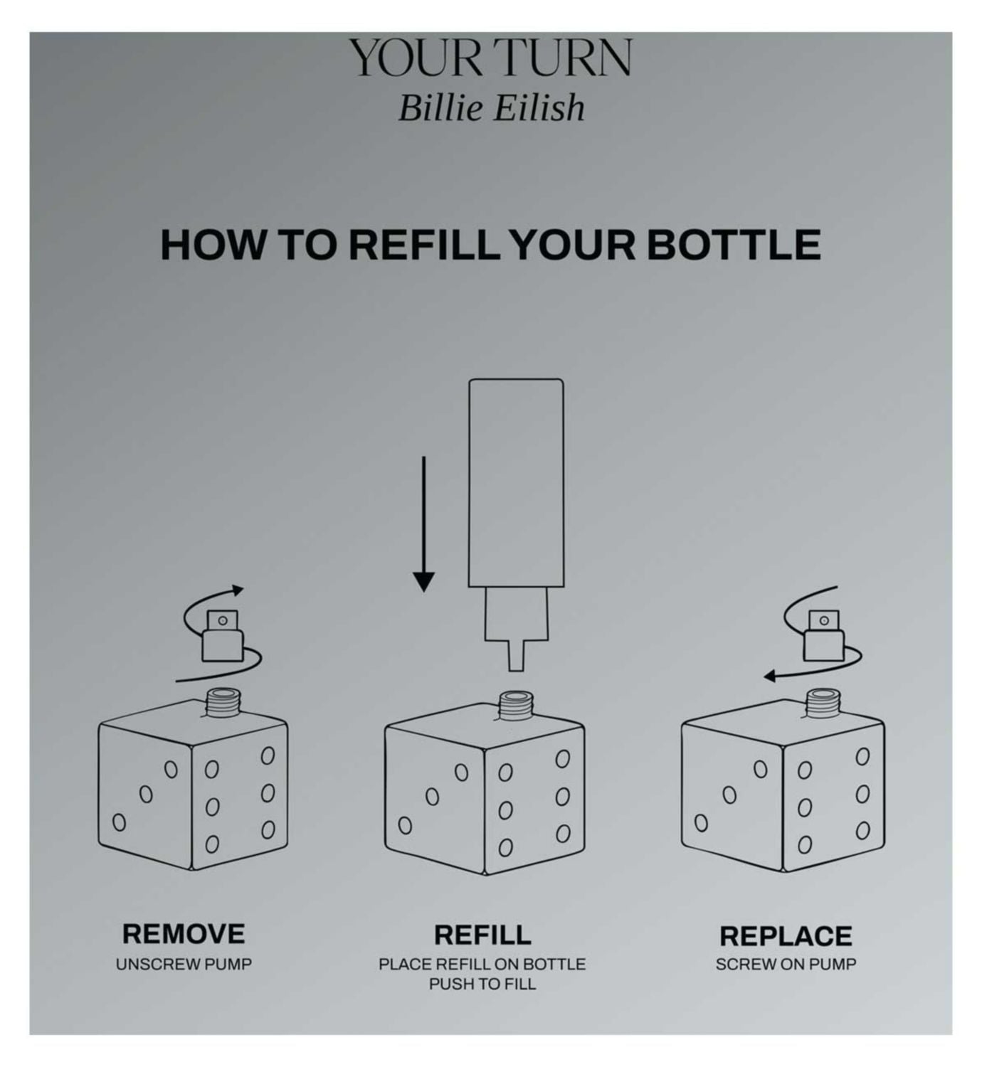 Billie Eilish Your Turn eau de parfum refill 150ml (British brand)