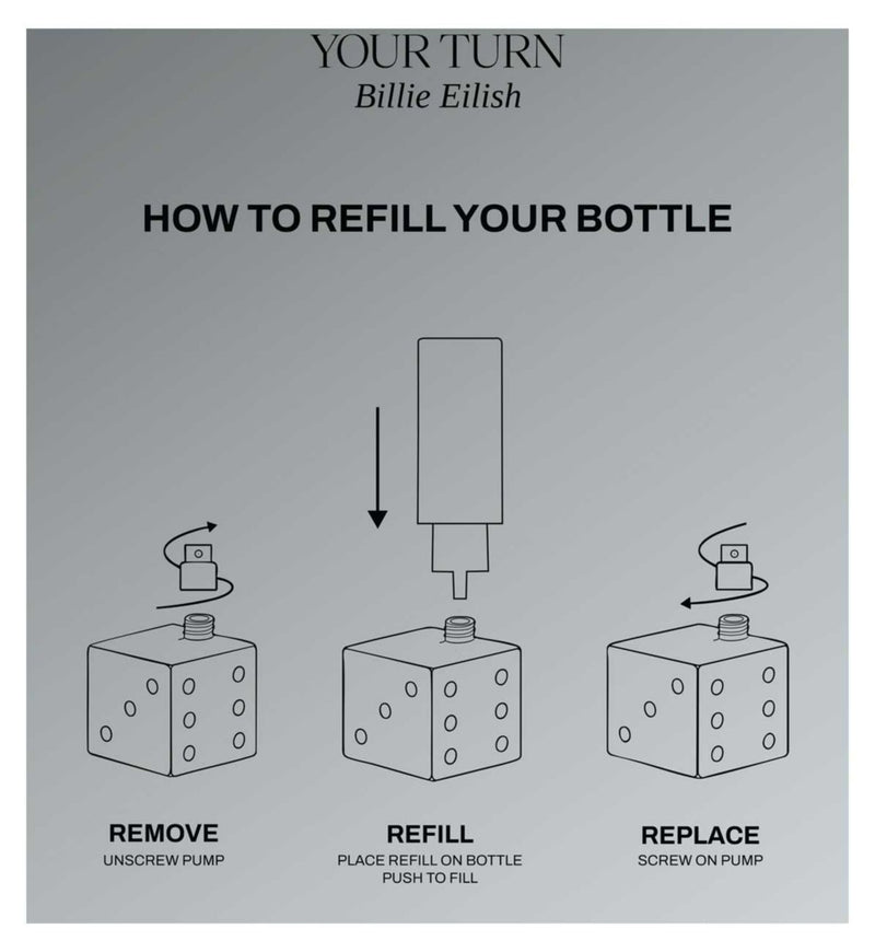 Billie Eilish Your Turn eau de parfum refill 150ml (British brand)