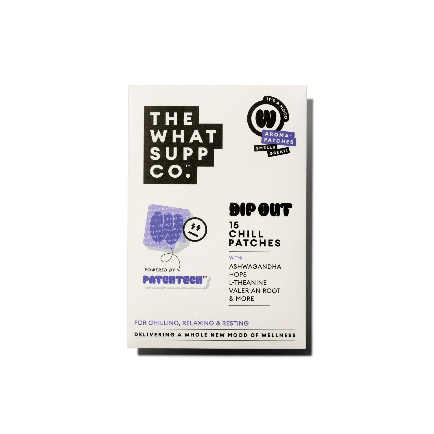 What Supp Co Dip Out chill patches pack of 15 (British brand)