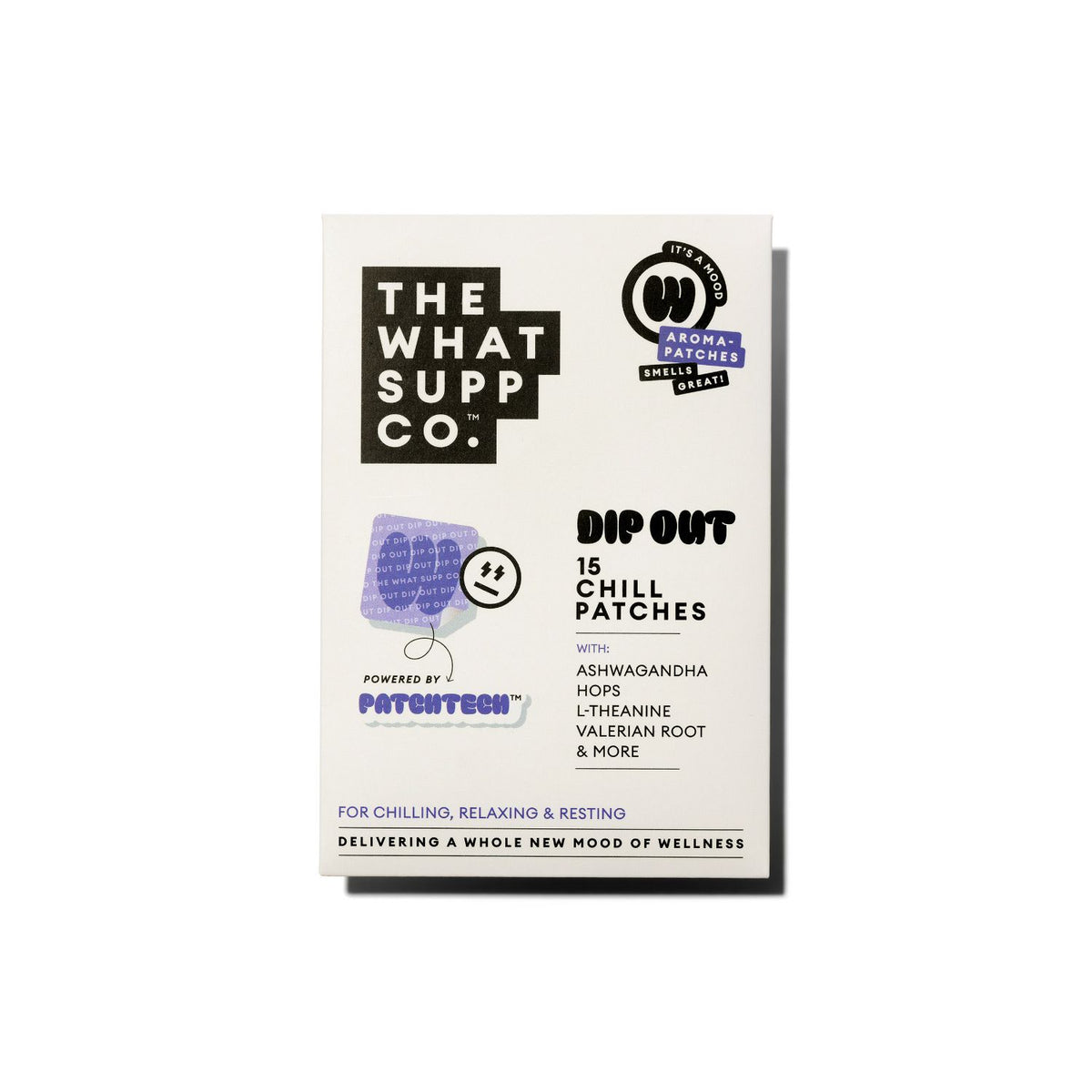 What Supp Co Dip Out chill patches pack of 15 (British brand)