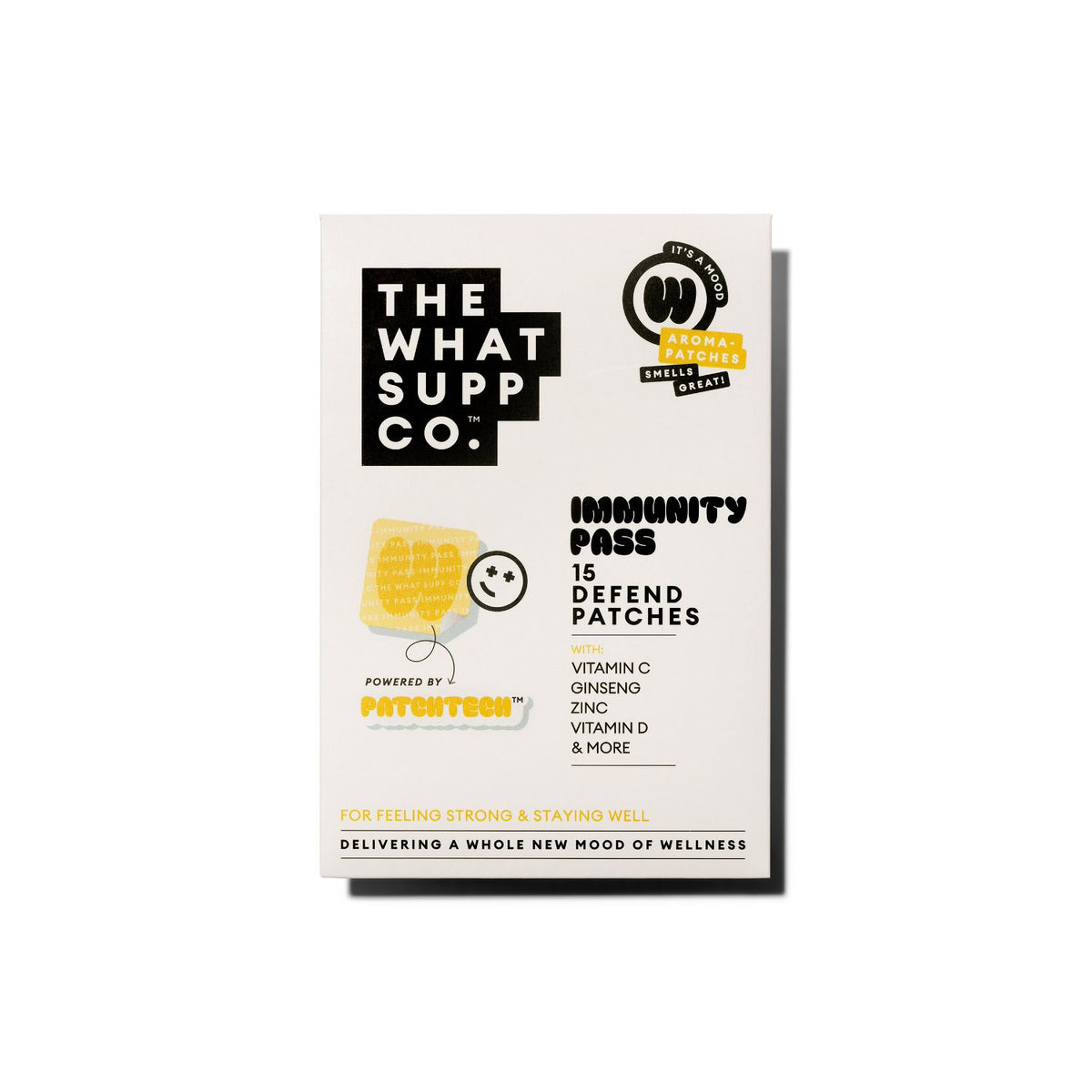 The What Supp Co Immunity Defend Patches pack of 15, UK version