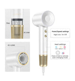 Laifen Swift Premium White high-speed hairdryer, imported from the UK