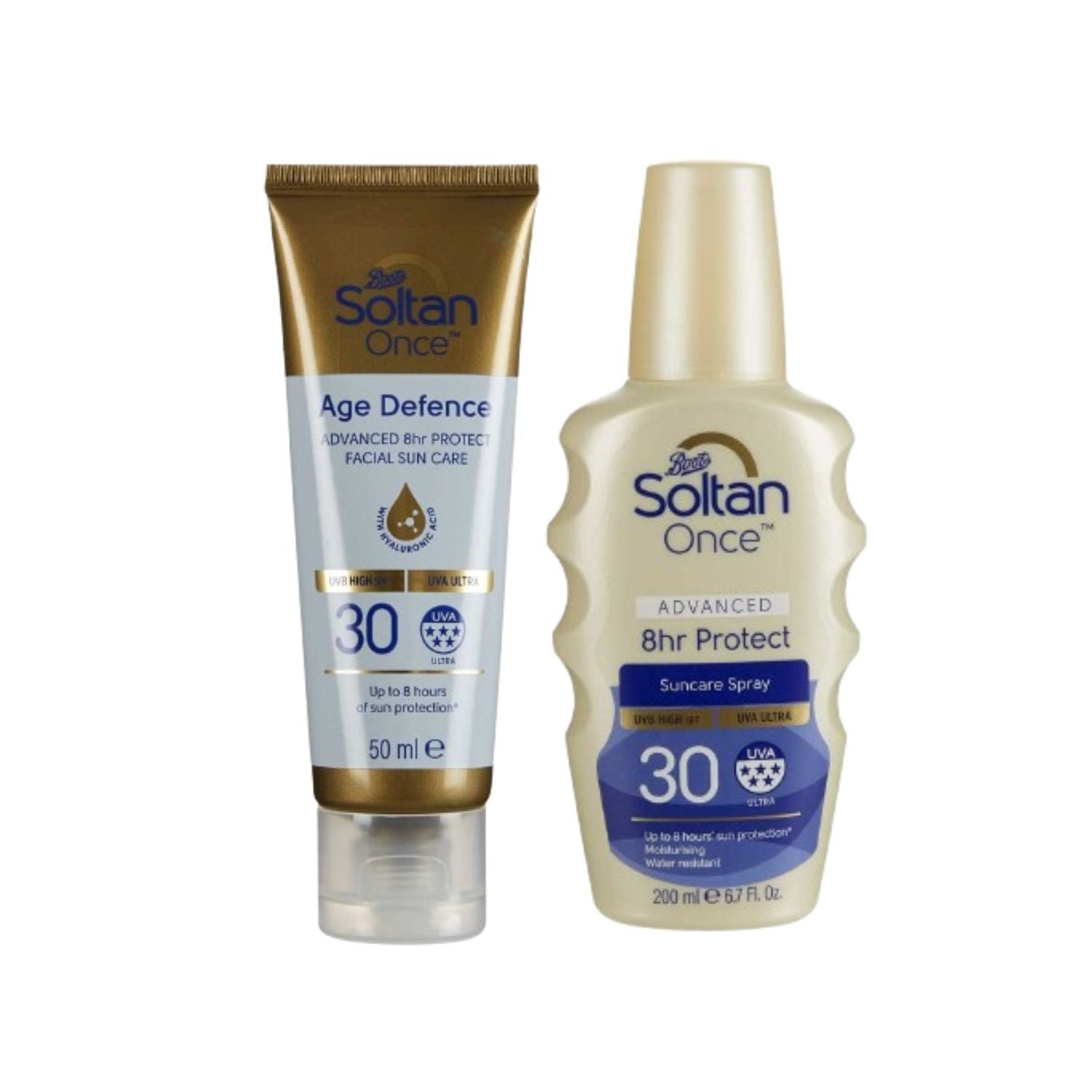 Soltan Once Face & Body Spray Duo SPF30, UK version
