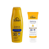 Soltan suncare lotion duo SPF30 face and body, UK version