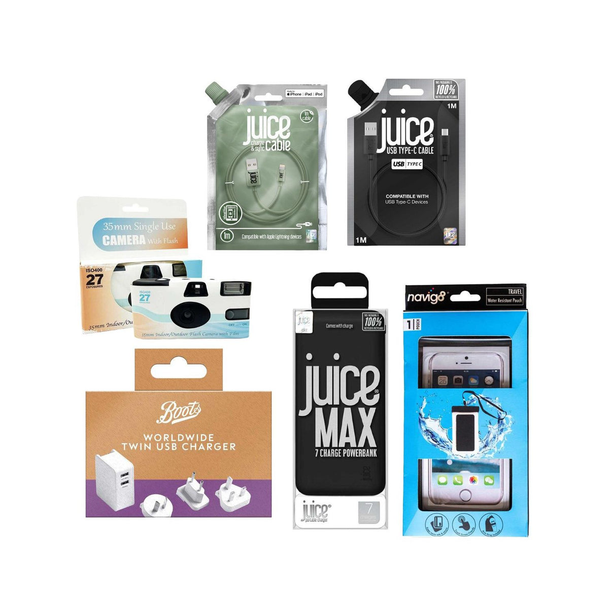 Boots Pro Travel Bundle travel accessories kit - British product