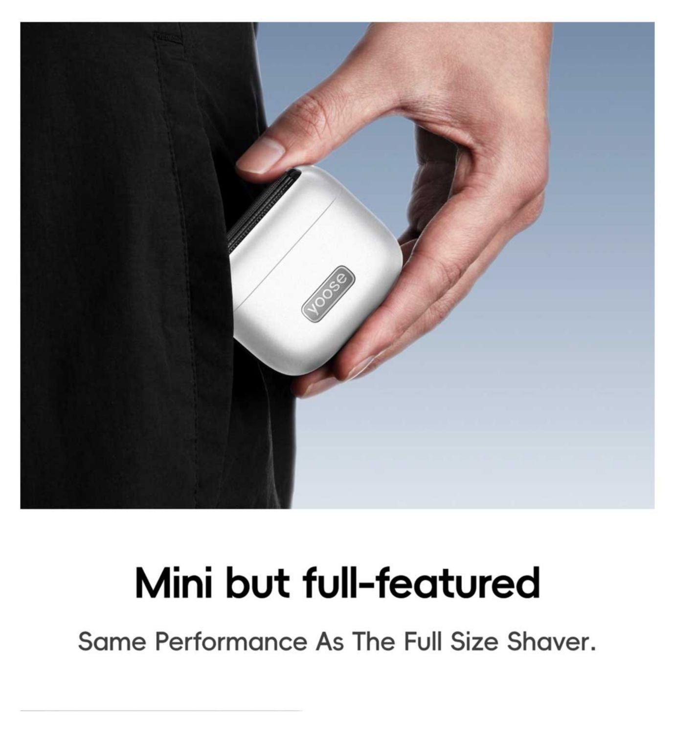 Yoose Mini 5 grooming kit with shaver and trimmer (British brand)