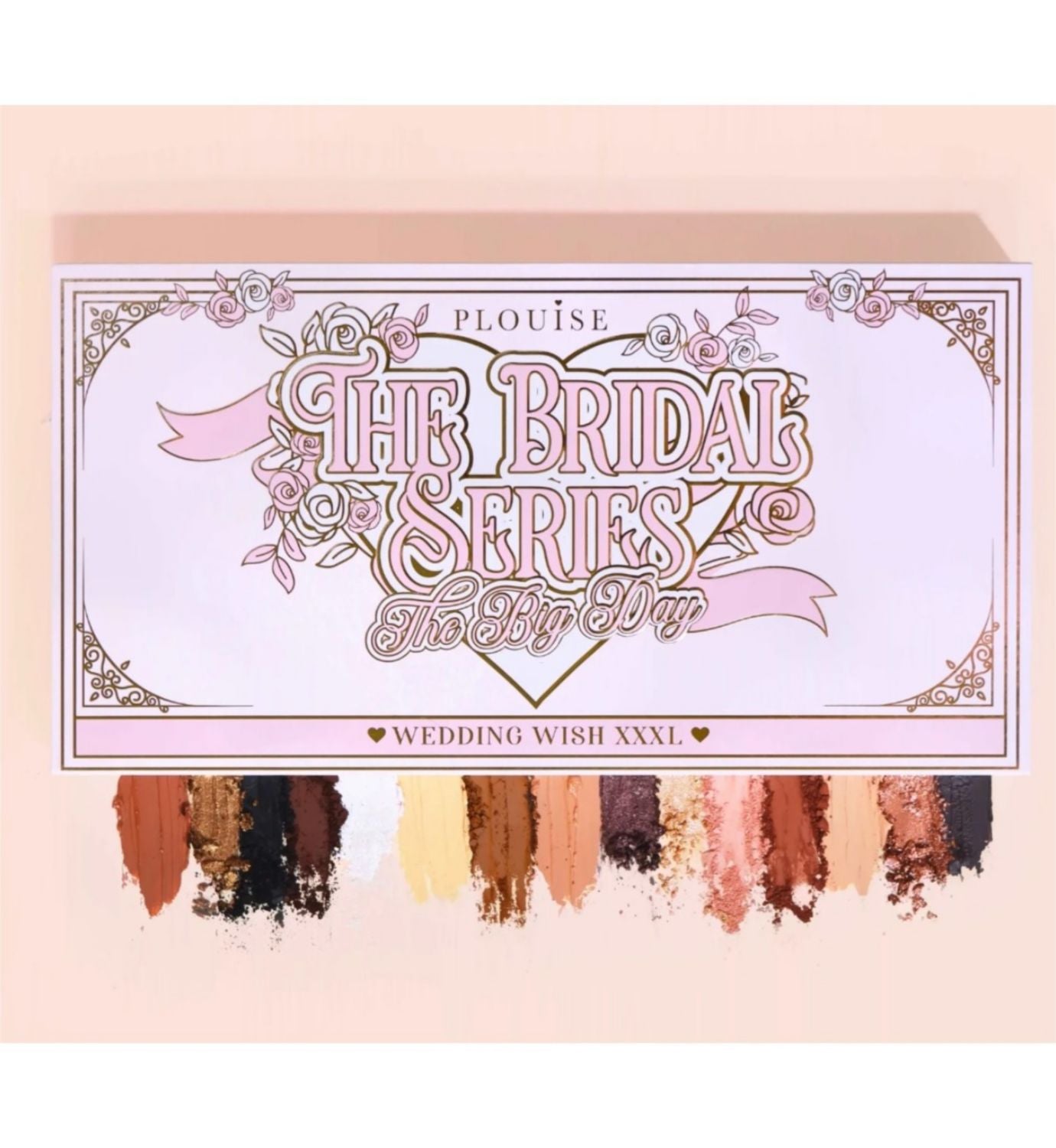 P.Louise Wedding Wish XXXL eyeshadow palette, imported from the UK